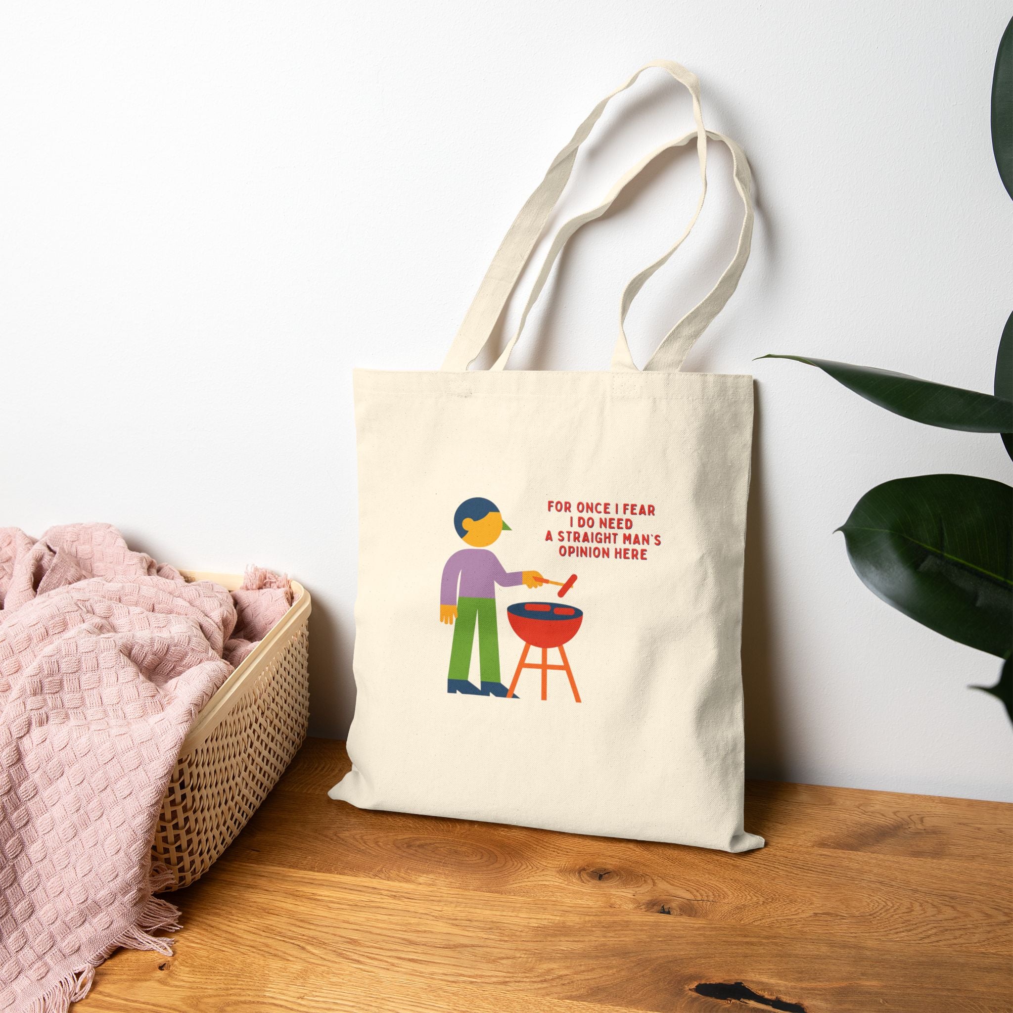 Uh-Oh Cotton Canvas Tote