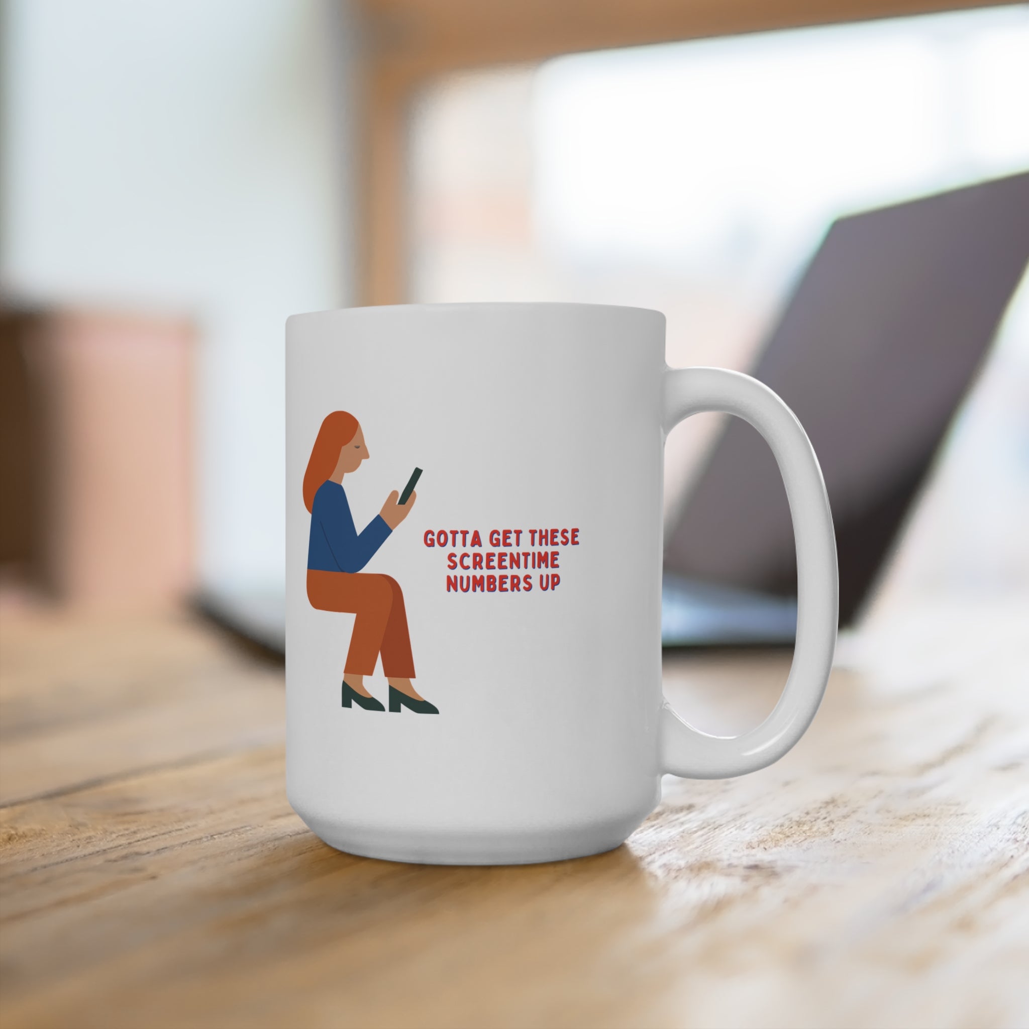 Screentime Ceramic Mug