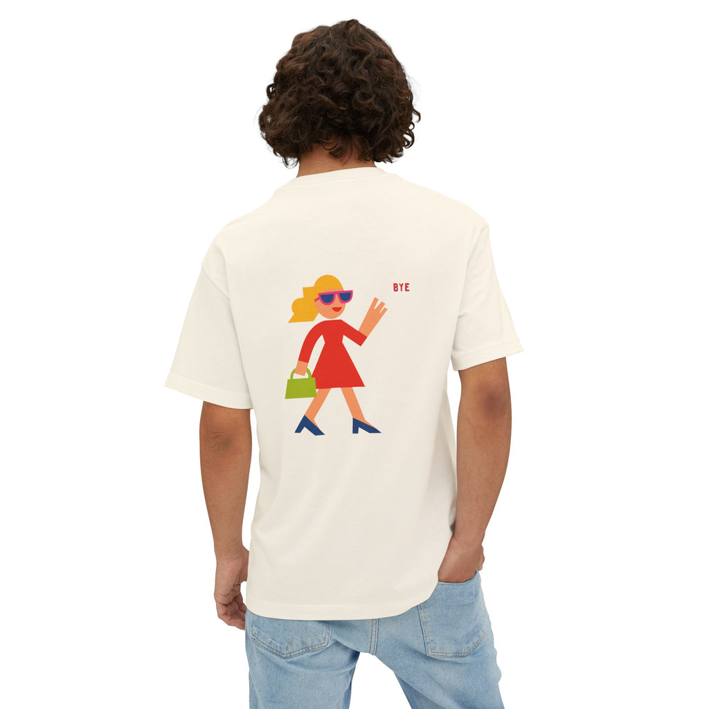 Bye Oversize Unisex Graphic Tee