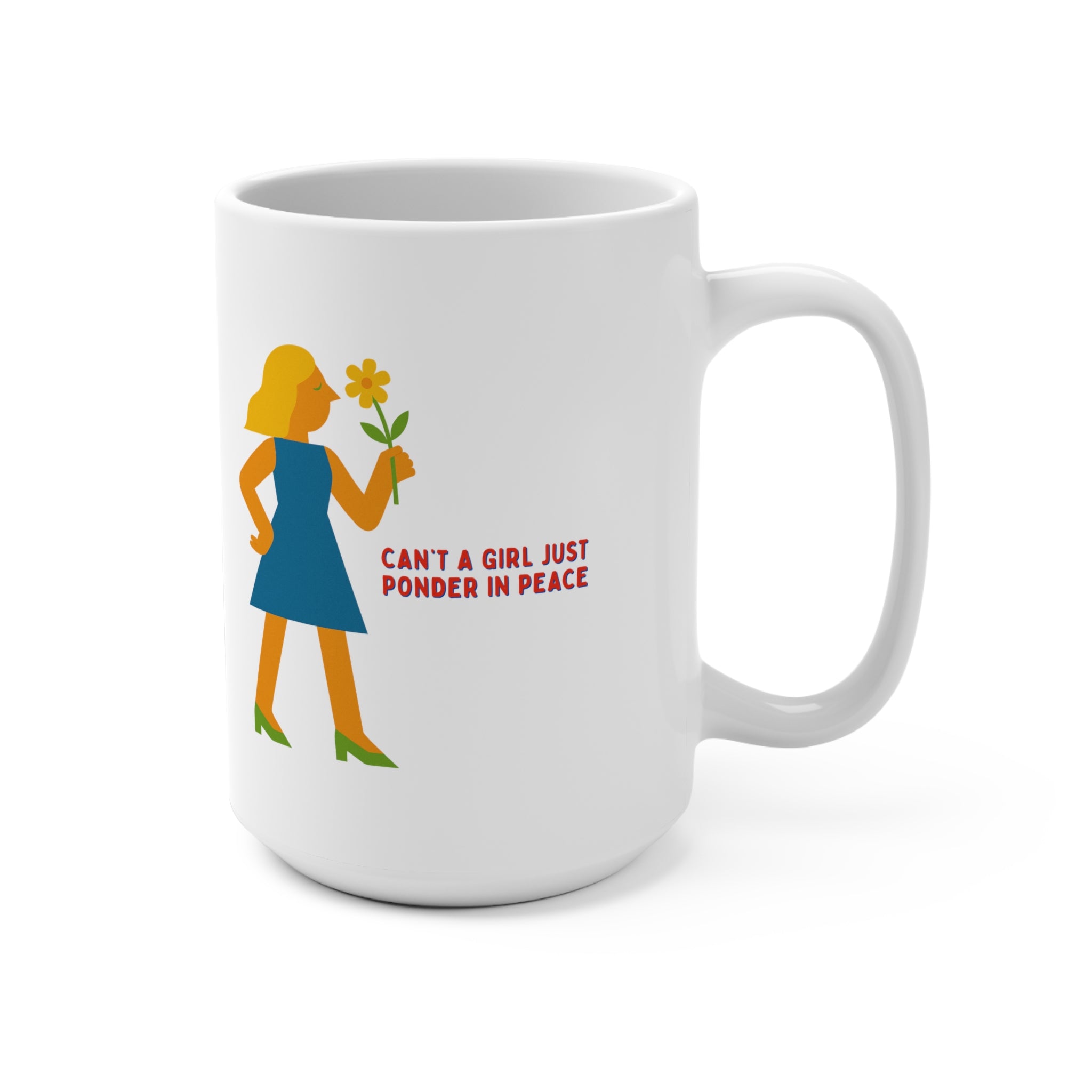 Flower Girl Ceramic Mug