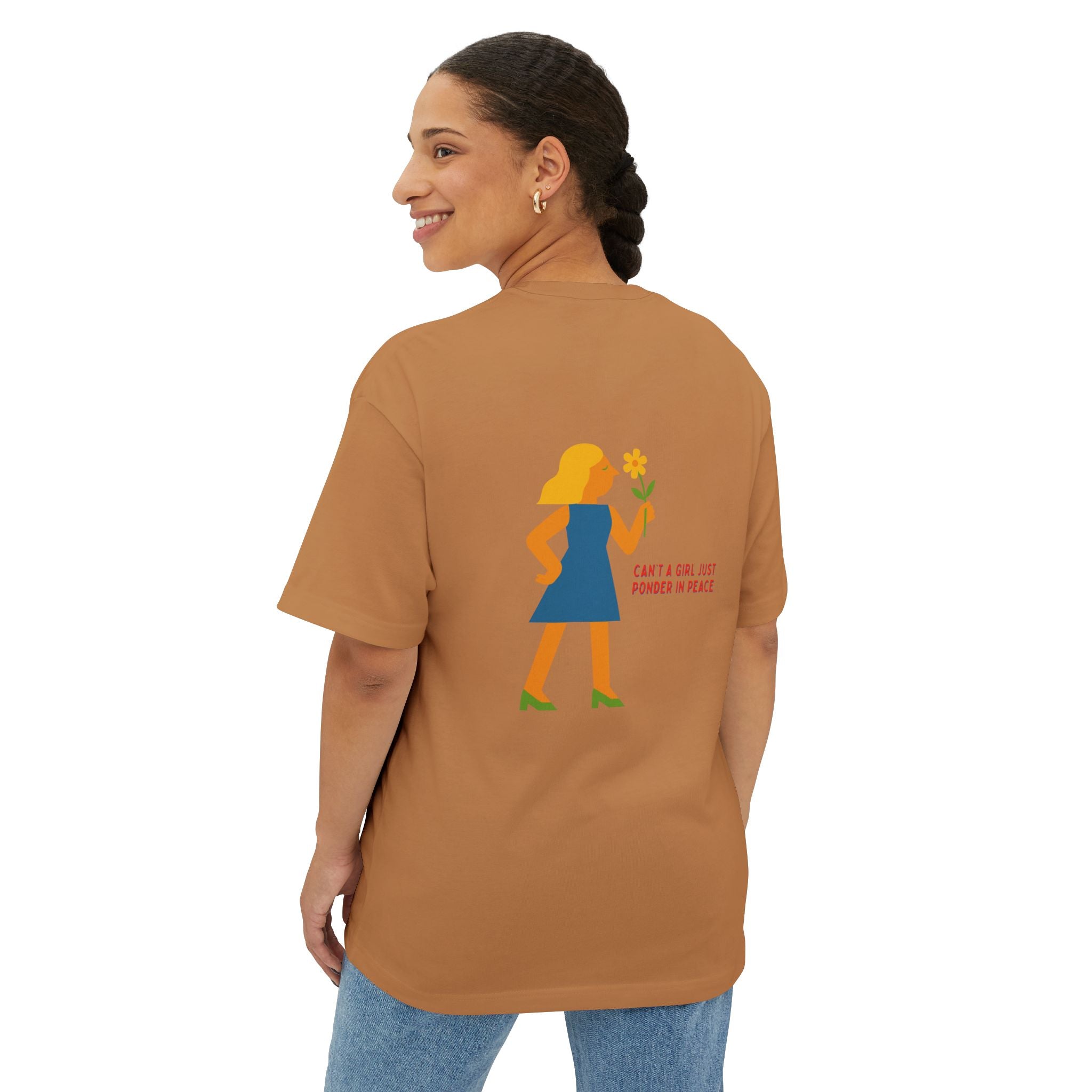 Flower Girl Oversize Unisex Graphic Tee