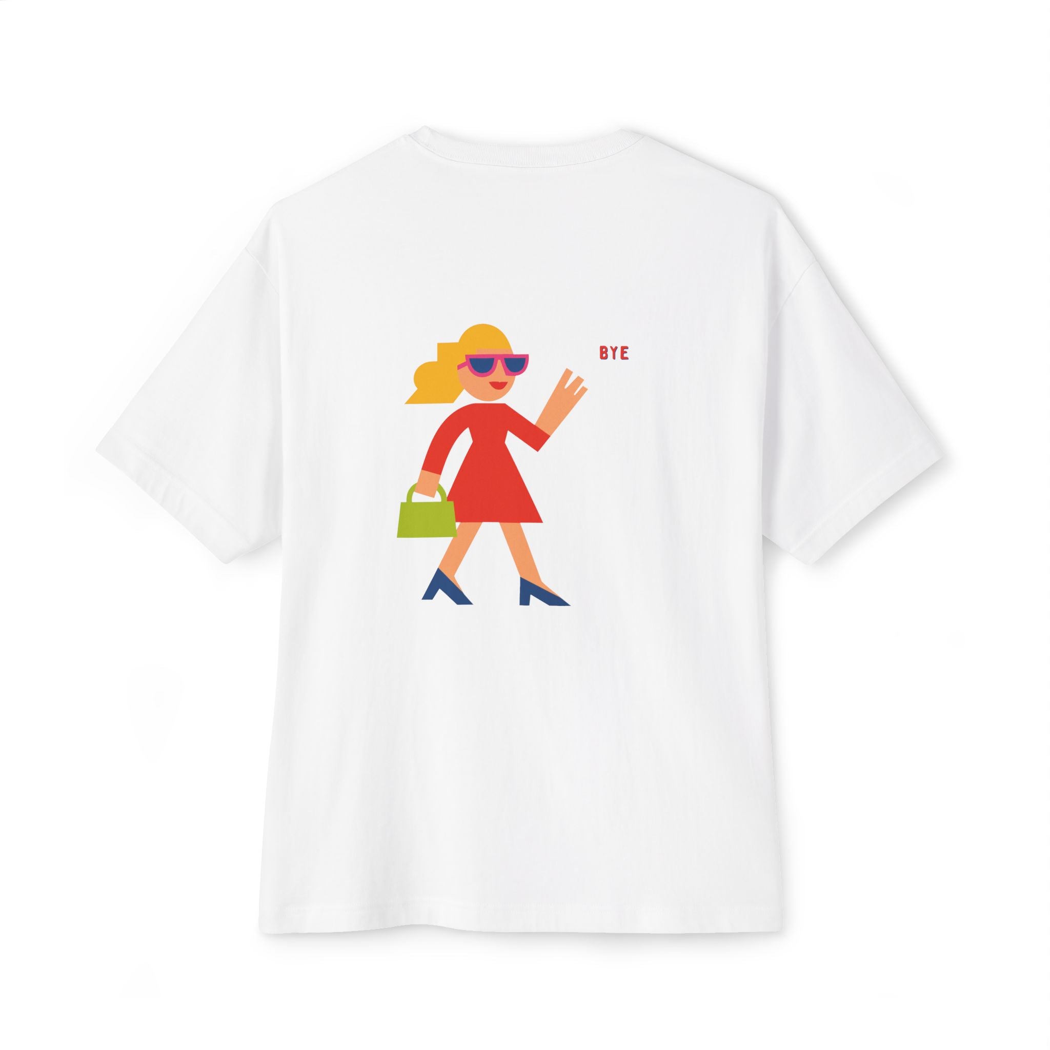 Bye Oversize Unisex Graphic Tee