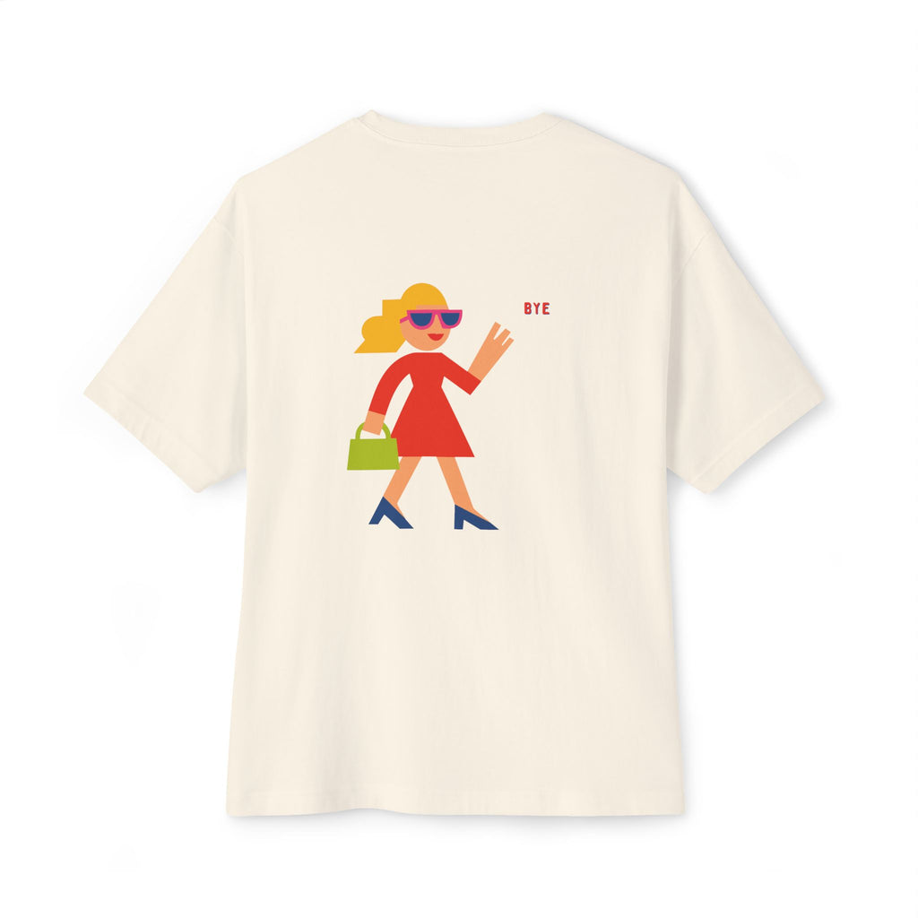 Bye Oversize Unisex Graphic Tee