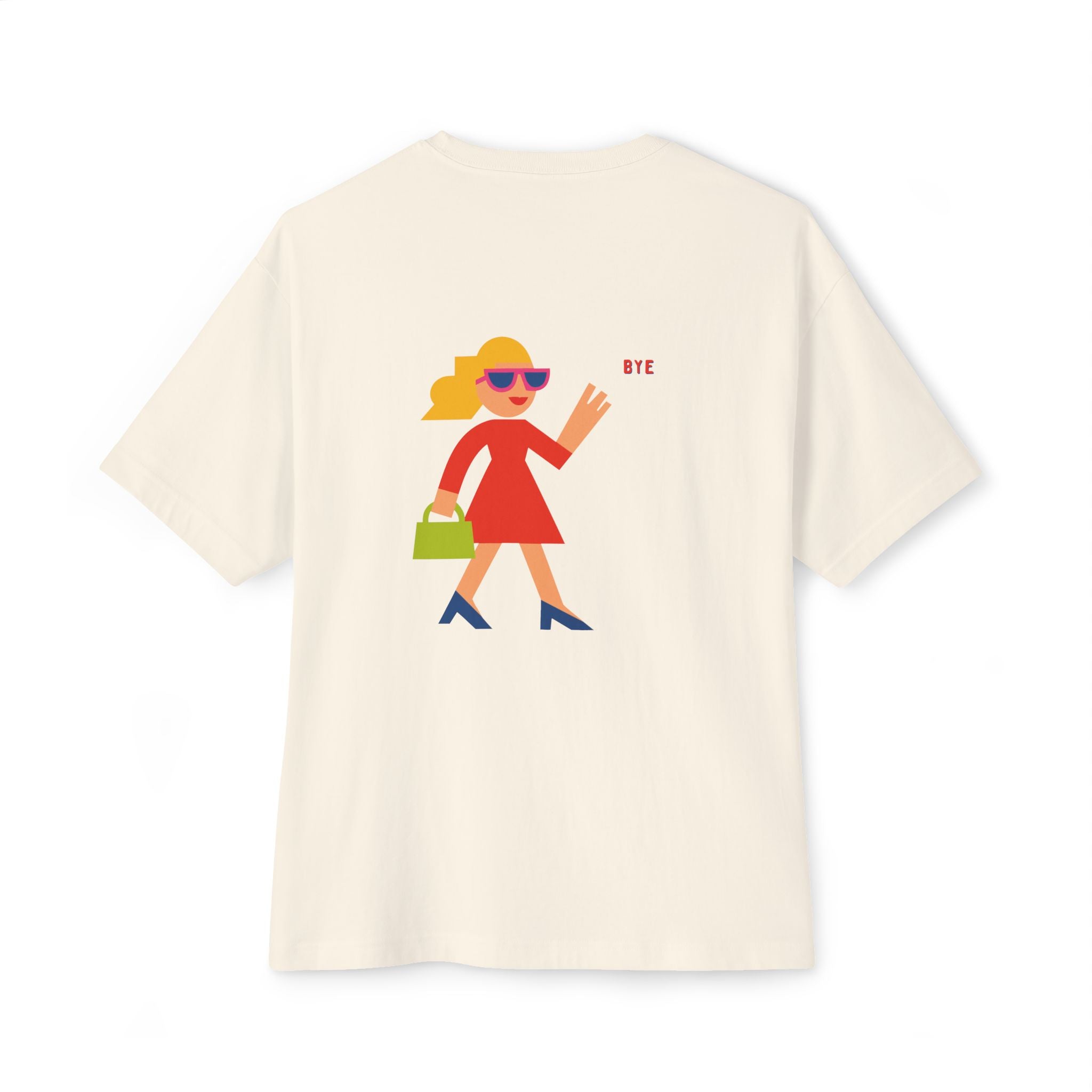 Bye Oversize Unisex Graphic Tee
