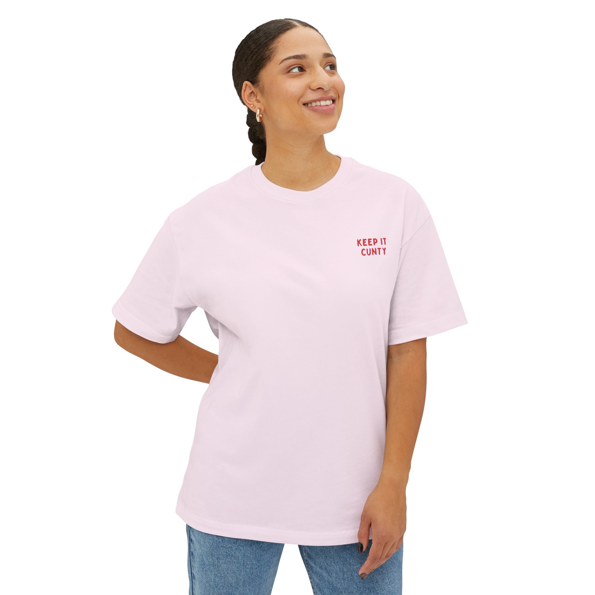 Recession Denial Oversize Unisex Graphic Tee
