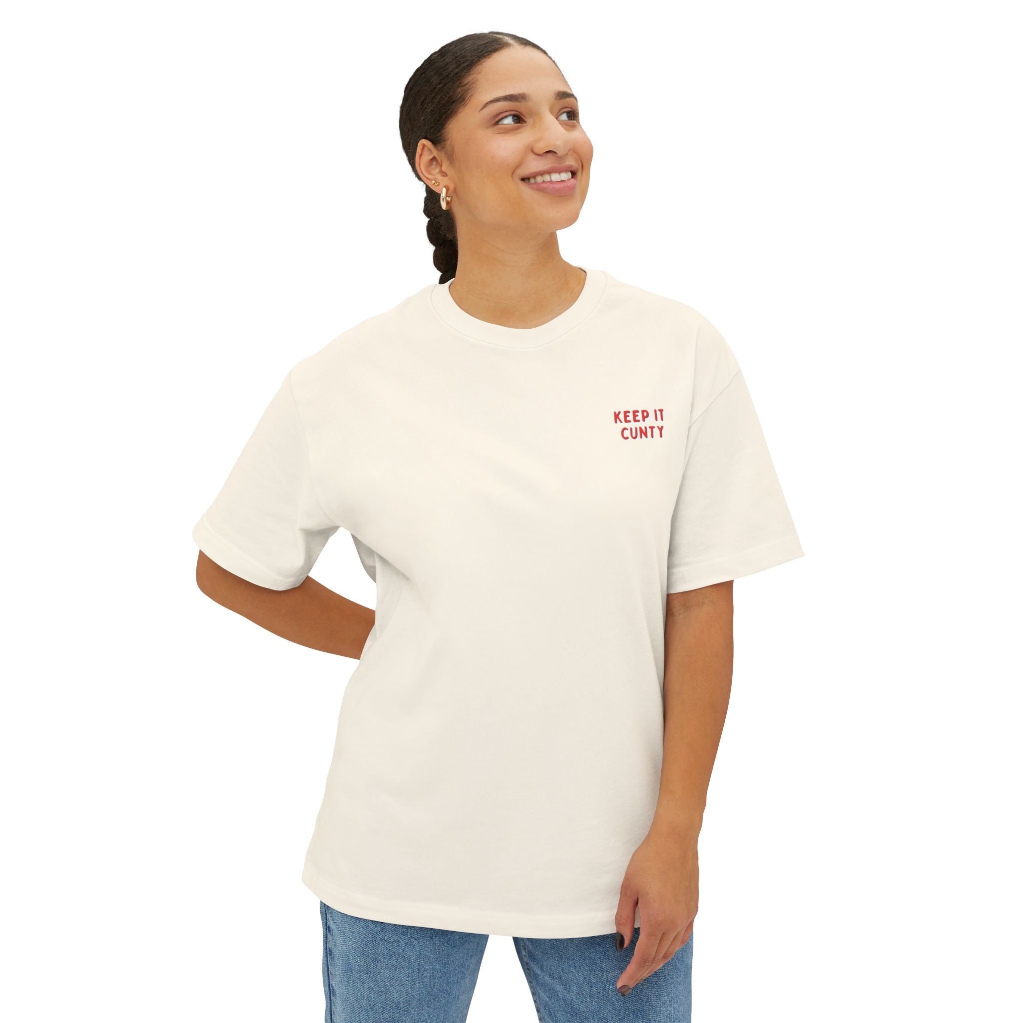 Blocked Coworkers Oversize Unisex Graphic Tee