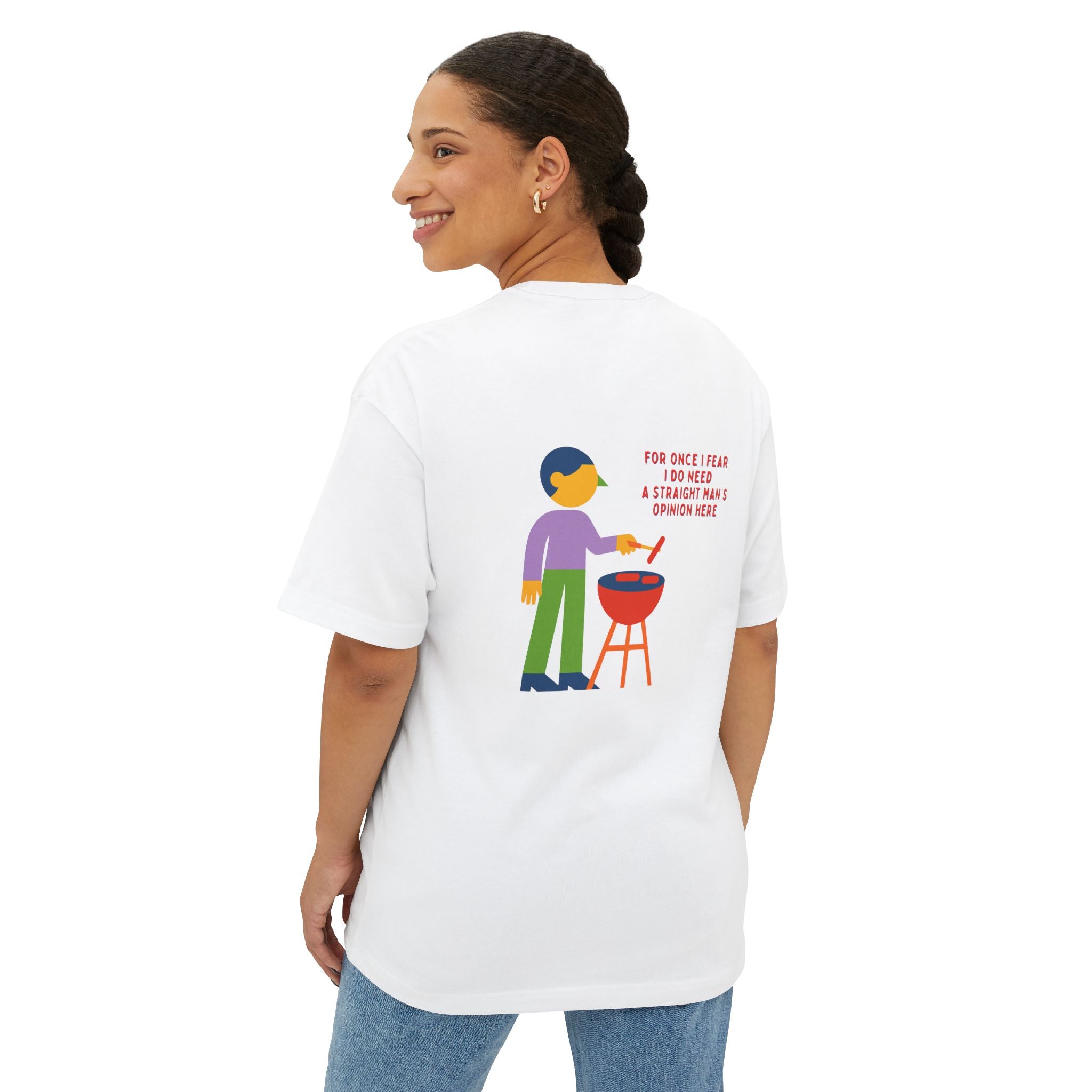 Uh-Oh Oversize Unisex Graphic Tee