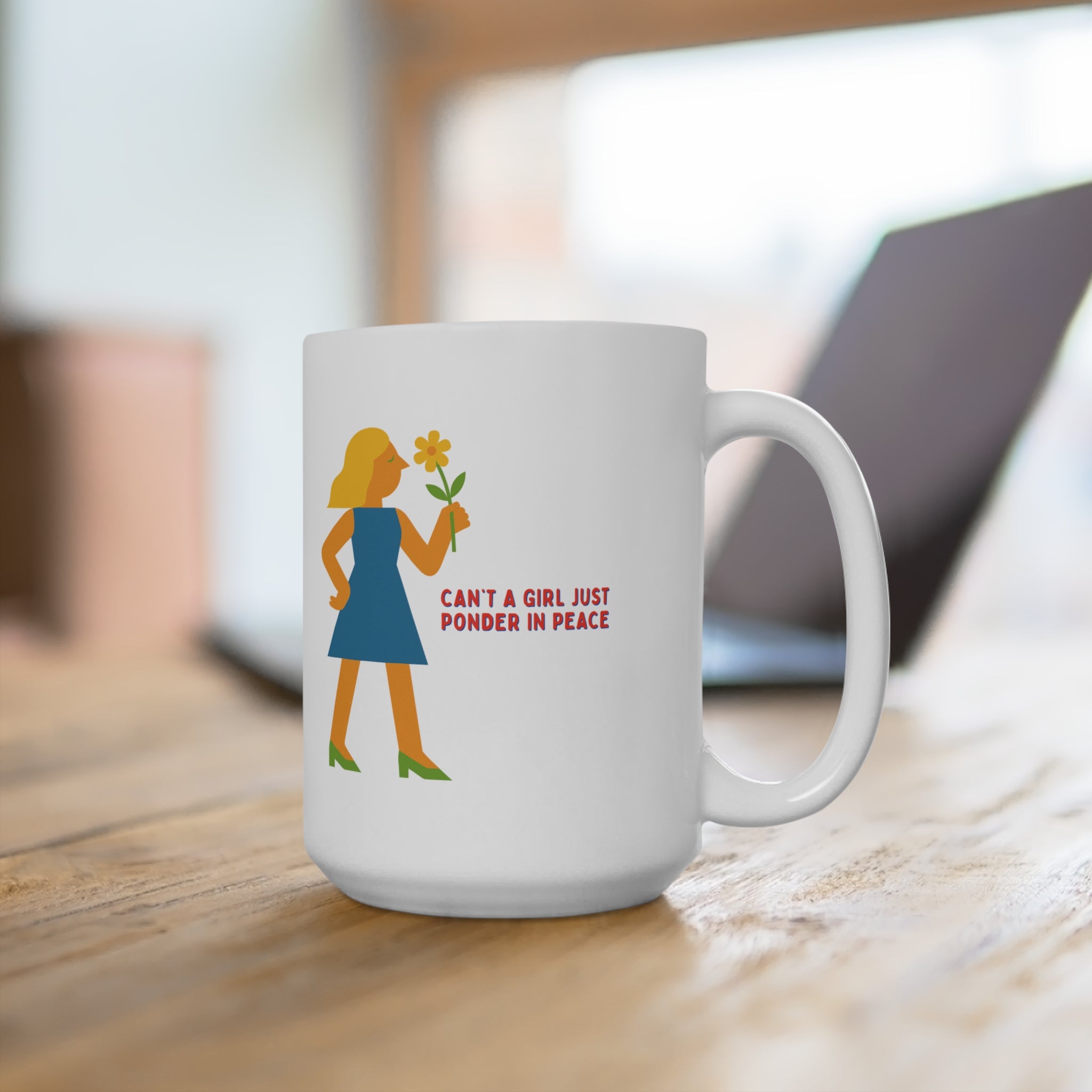 Flower Girl Ceramic Mug