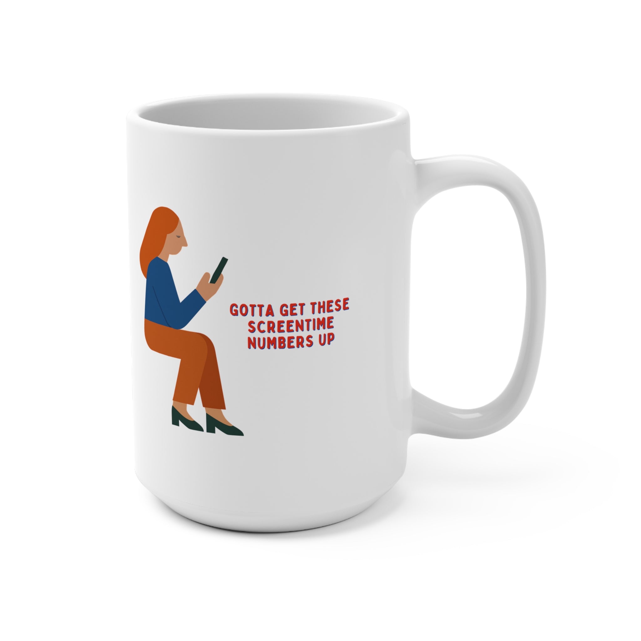 Screentime Ceramic Mug