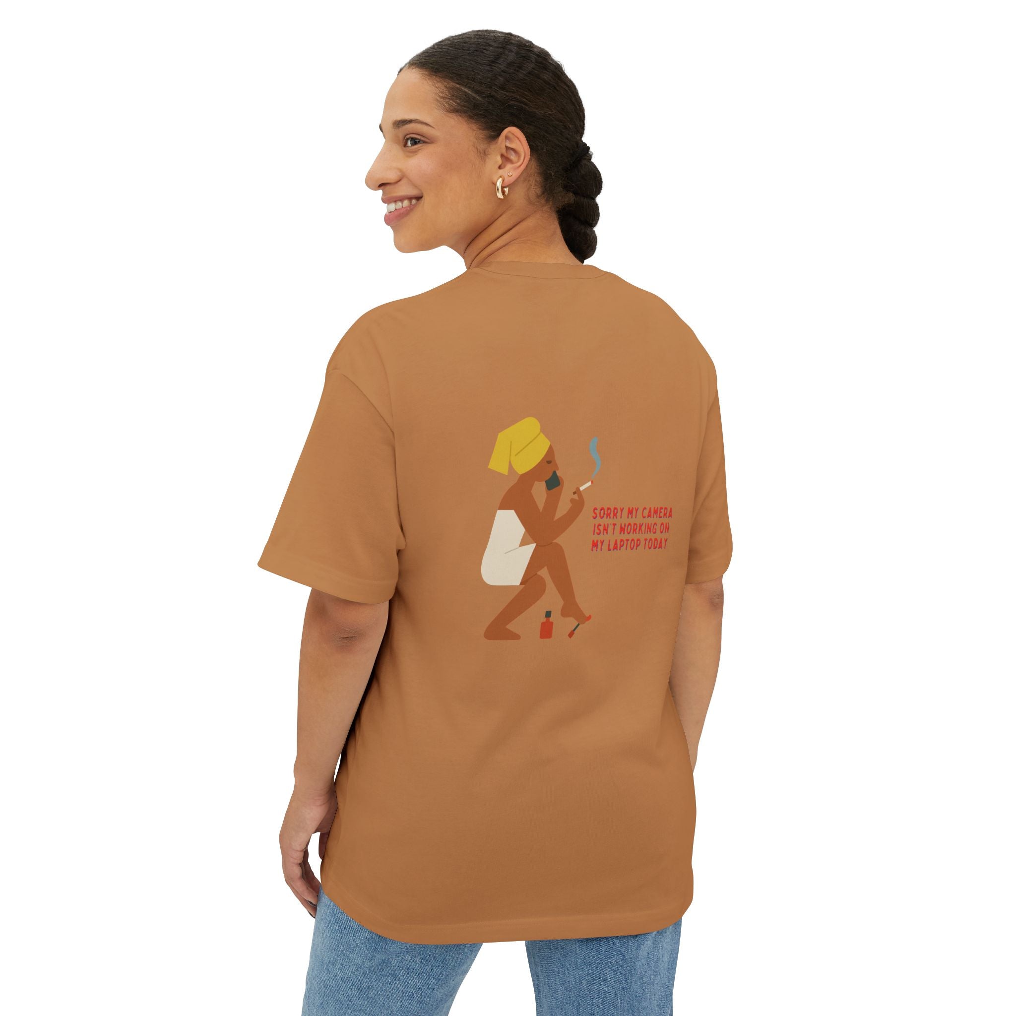 WFH Day Oversize Unisex Graphic Tee