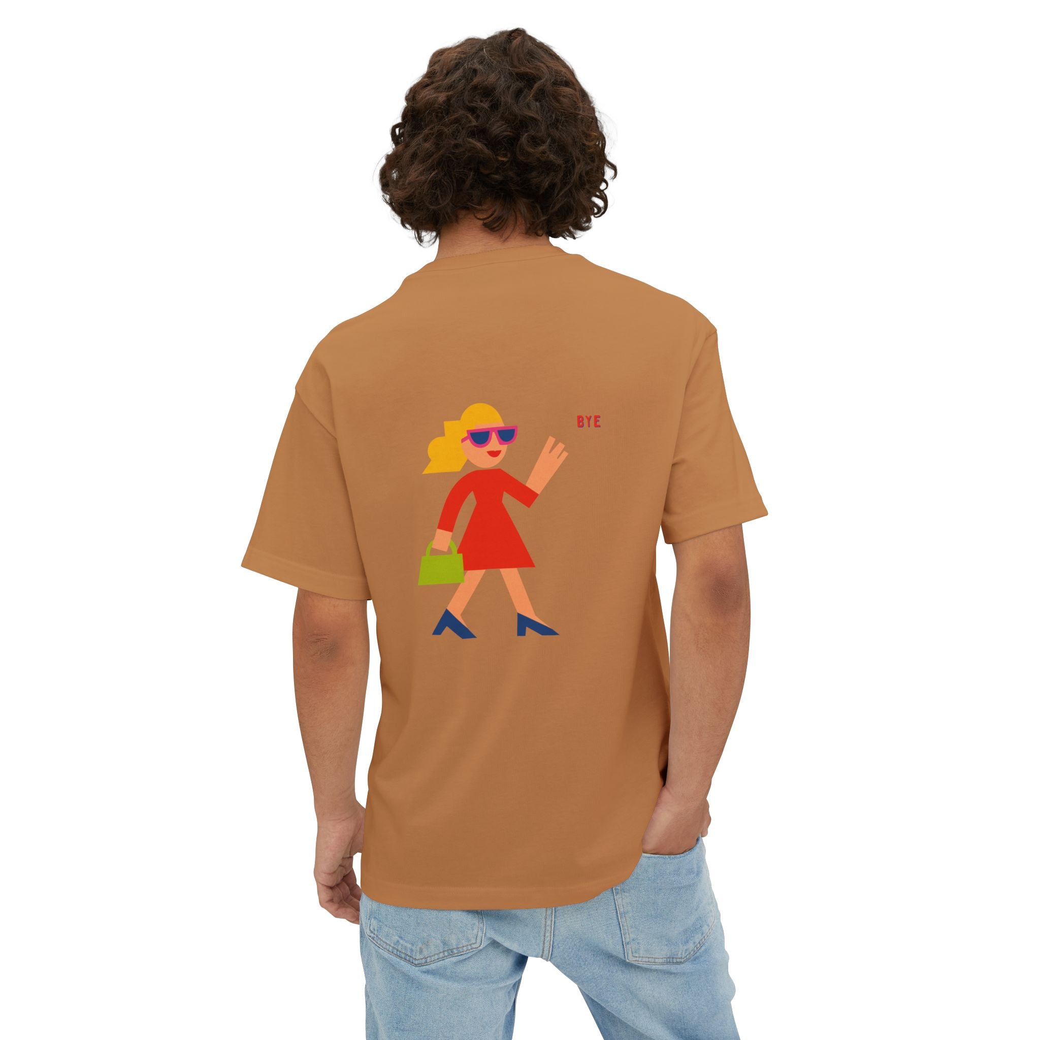 Bye Oversize Unisex Graphic Tee