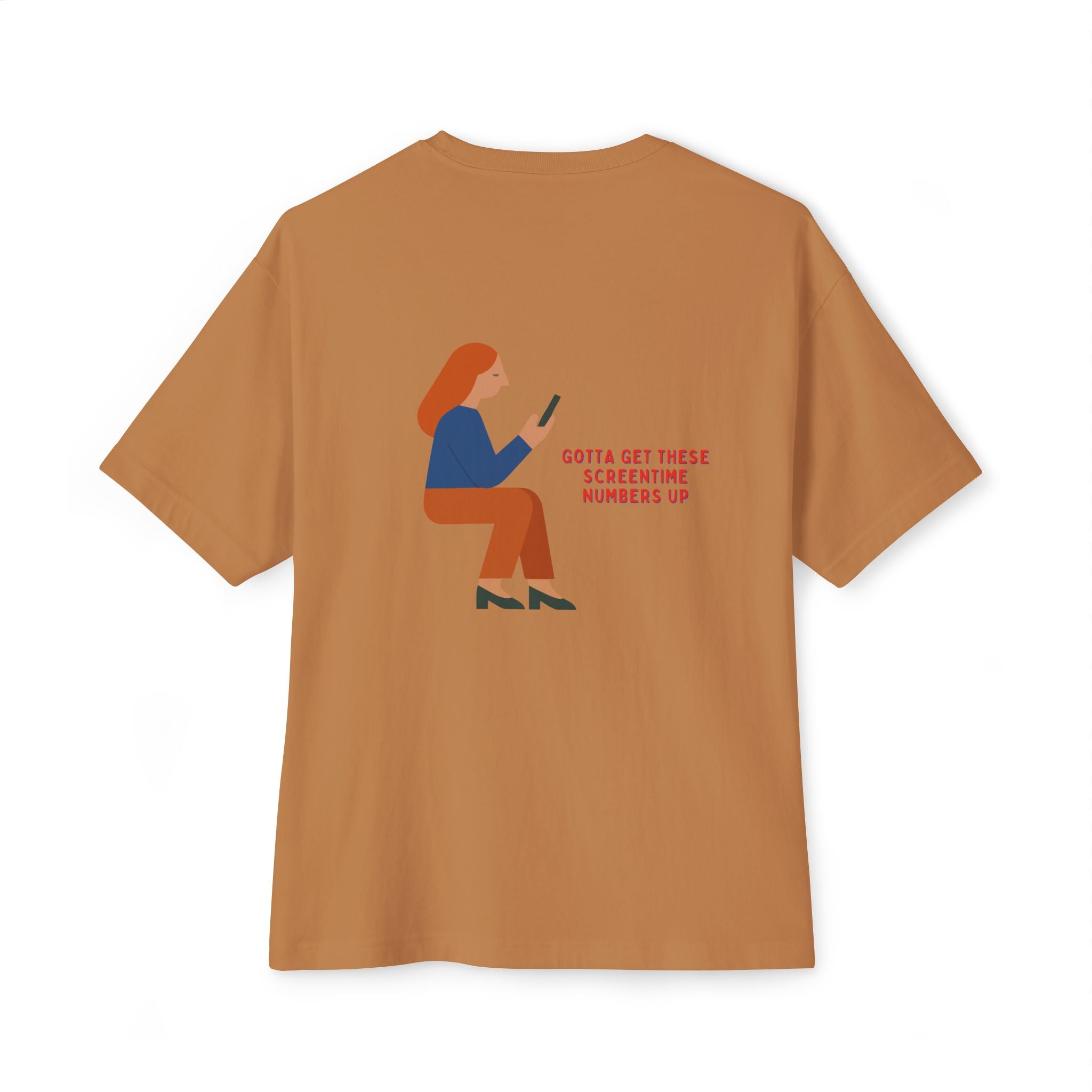 Screentime Oversize Unisex Graphic Tee
