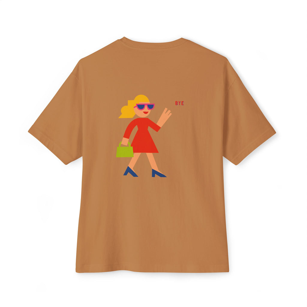 Bye Oversize Unisex Graphic Tee