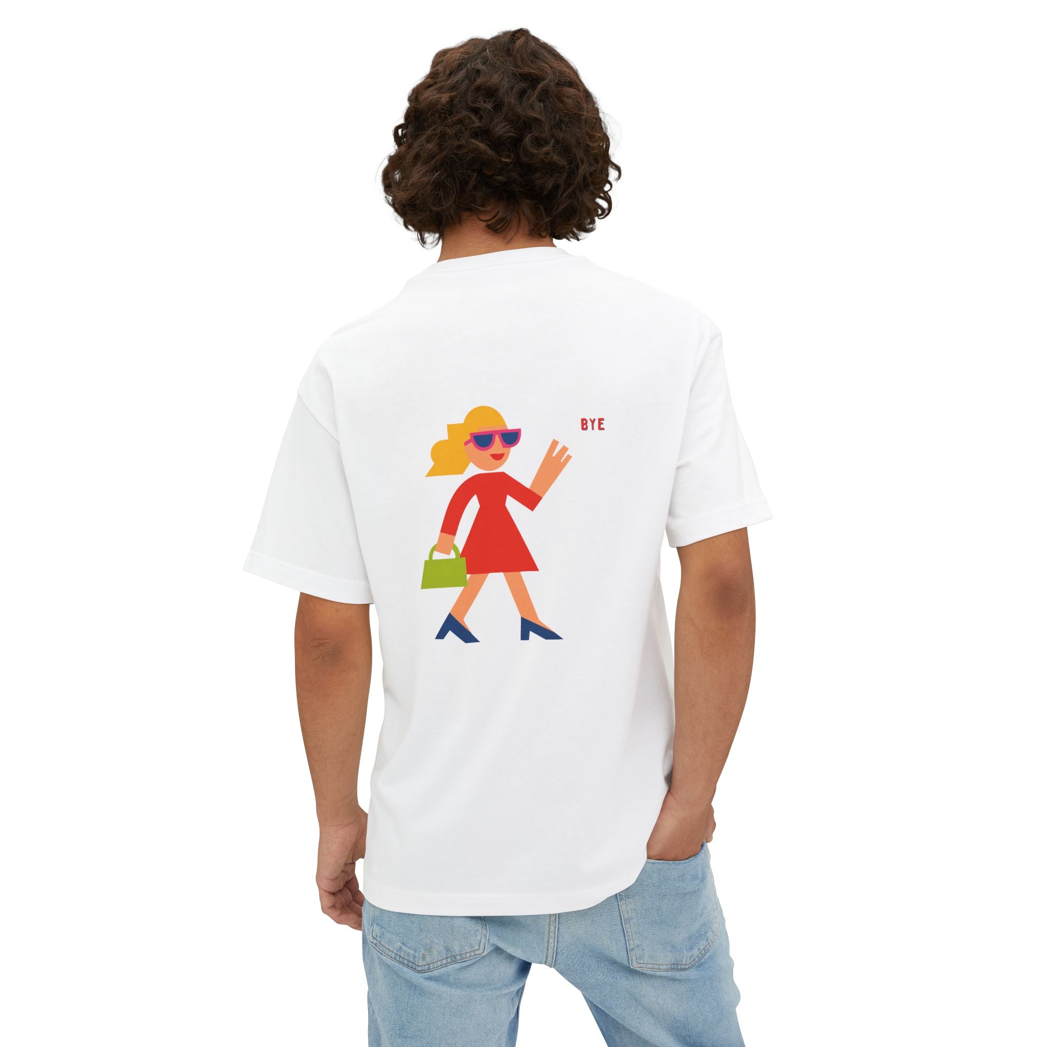 Bye Oversize Unisex Graphic Tee