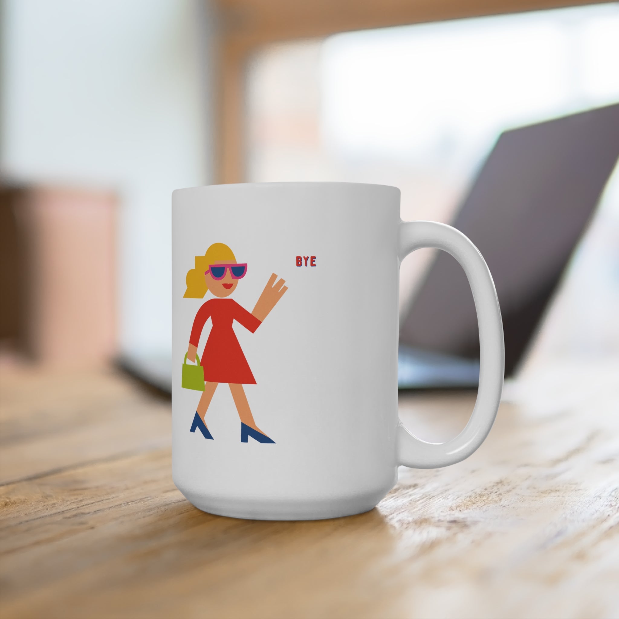 Bye Ceramic Mug