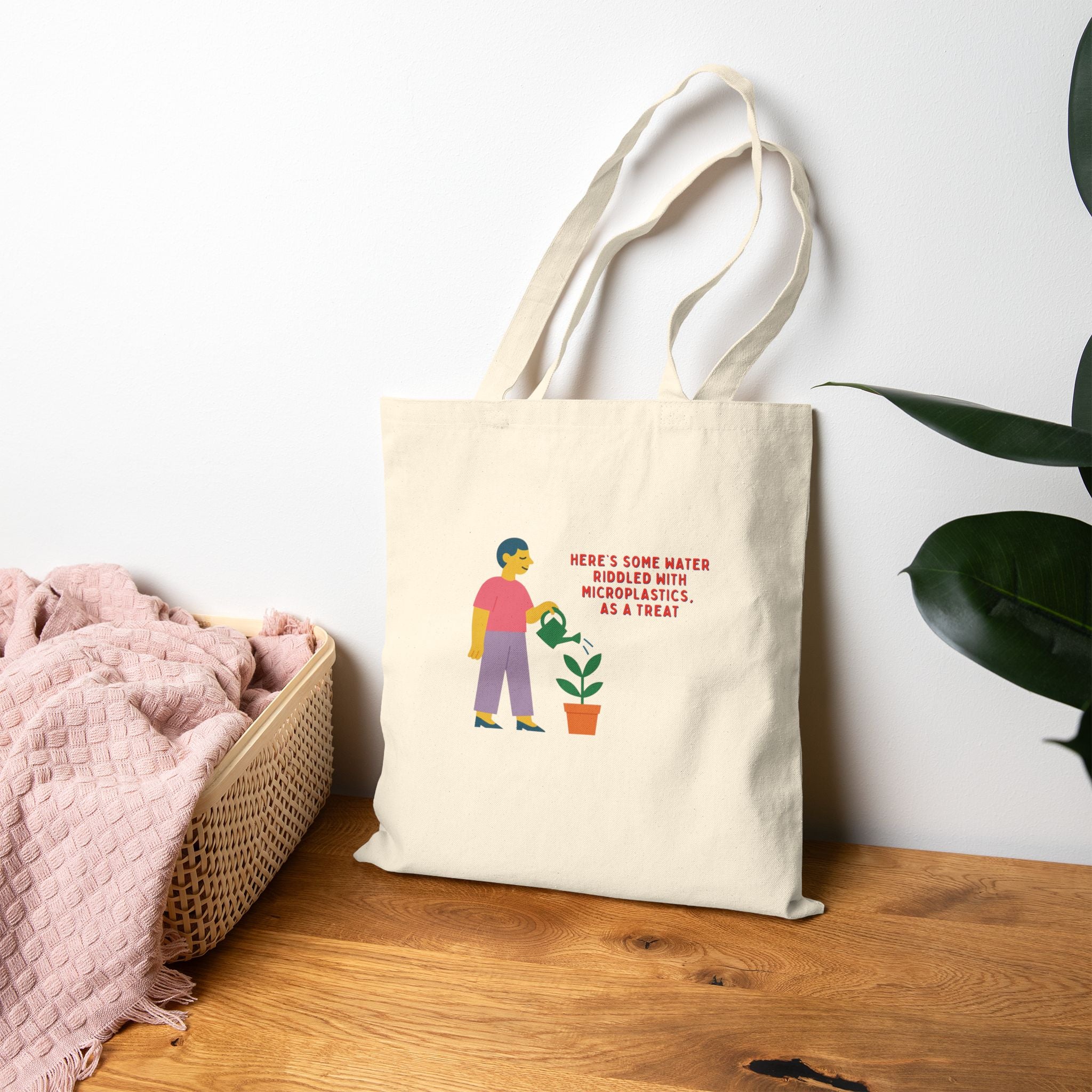 Plant Parenthood Cotton Canvas Tote