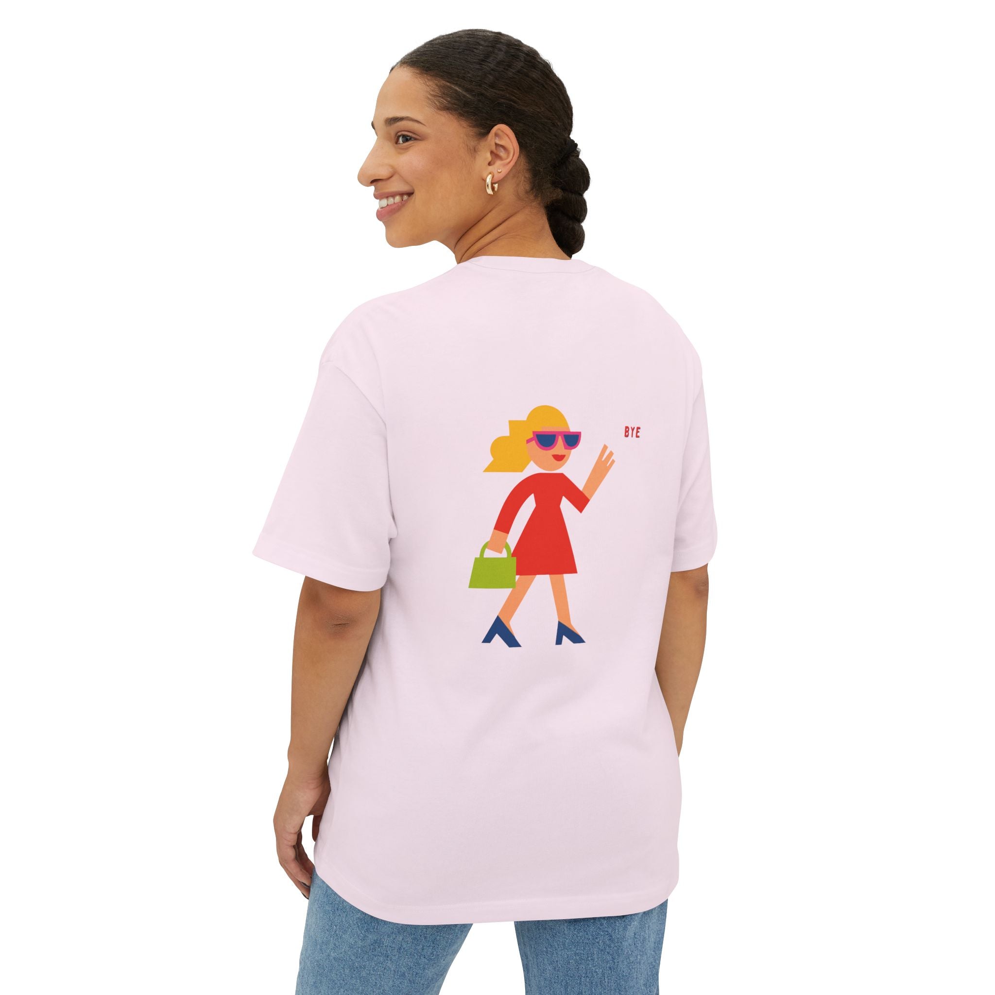 Bye Oversize Unisex Graphic Tee