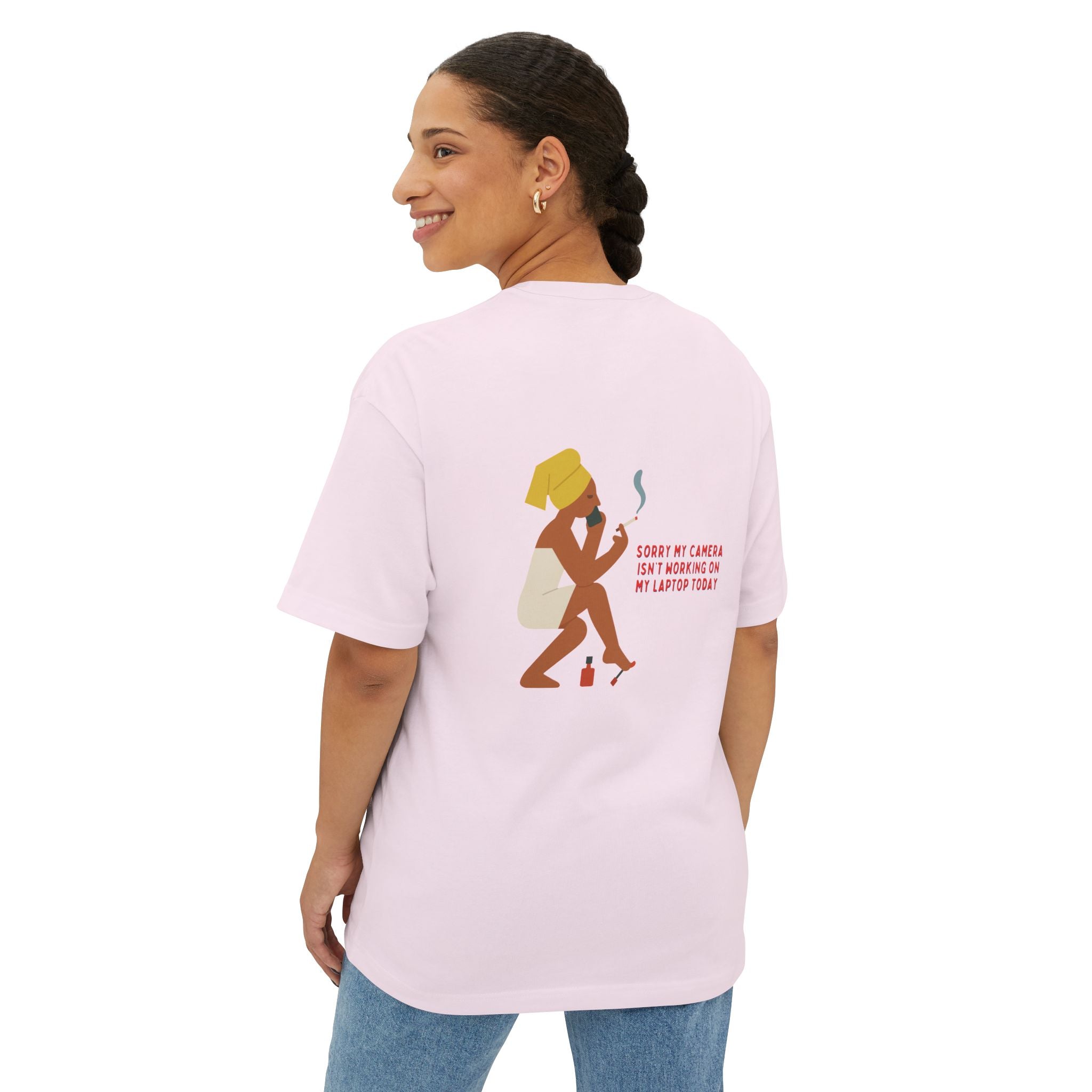 WFH Day Oversize Unisex Graphic Tee