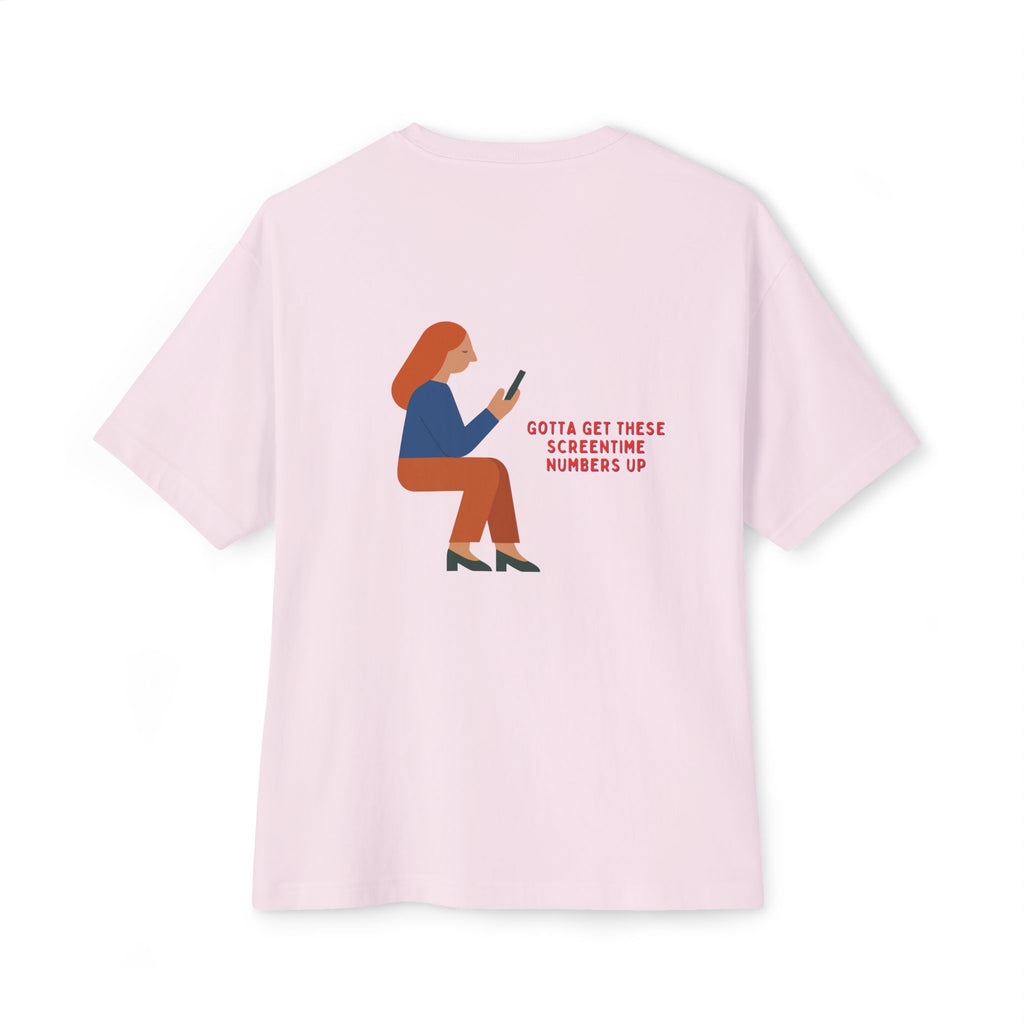 Screentime Oversize Unisex Graphic Tee