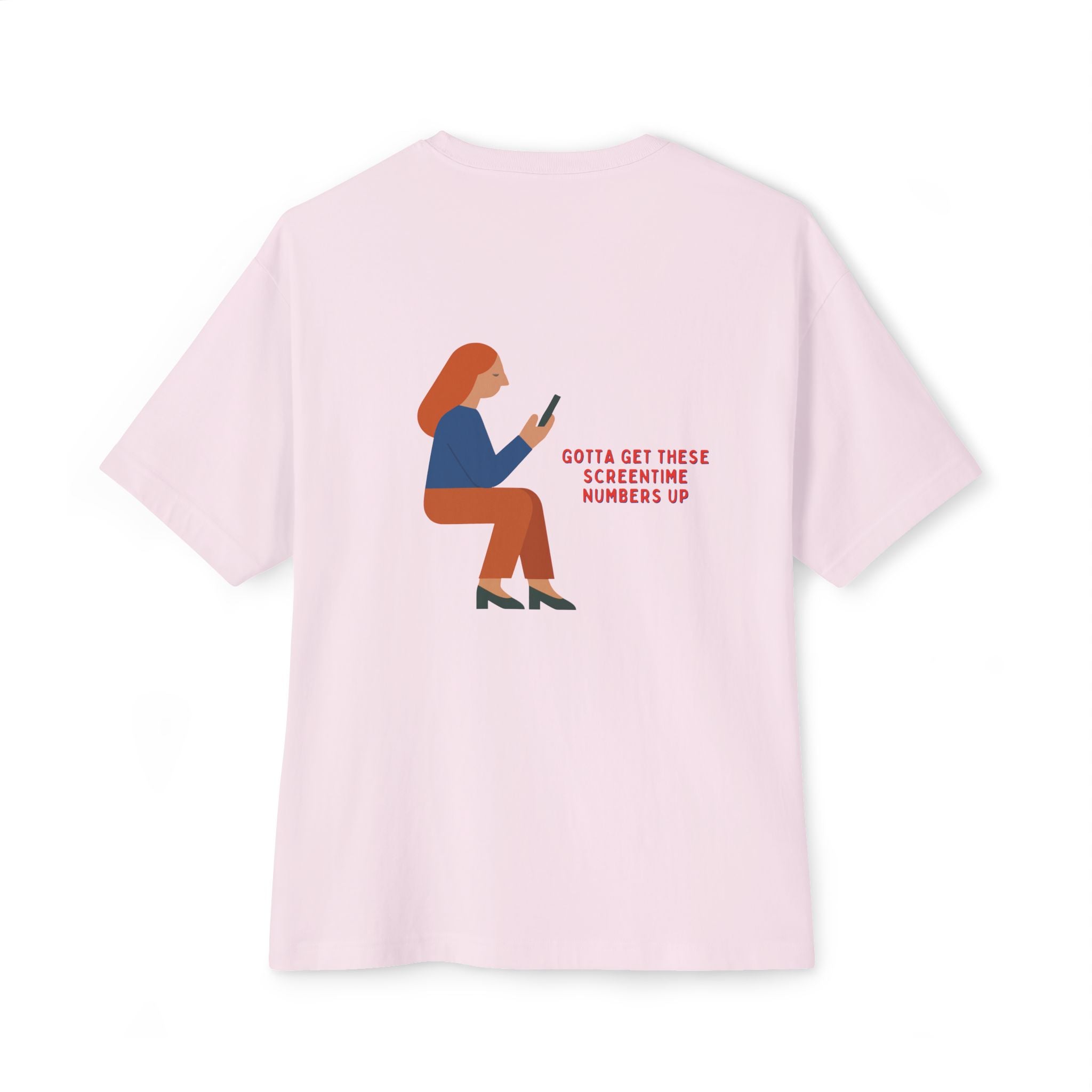 Screentime Oversize Unisex Graphic Tee
