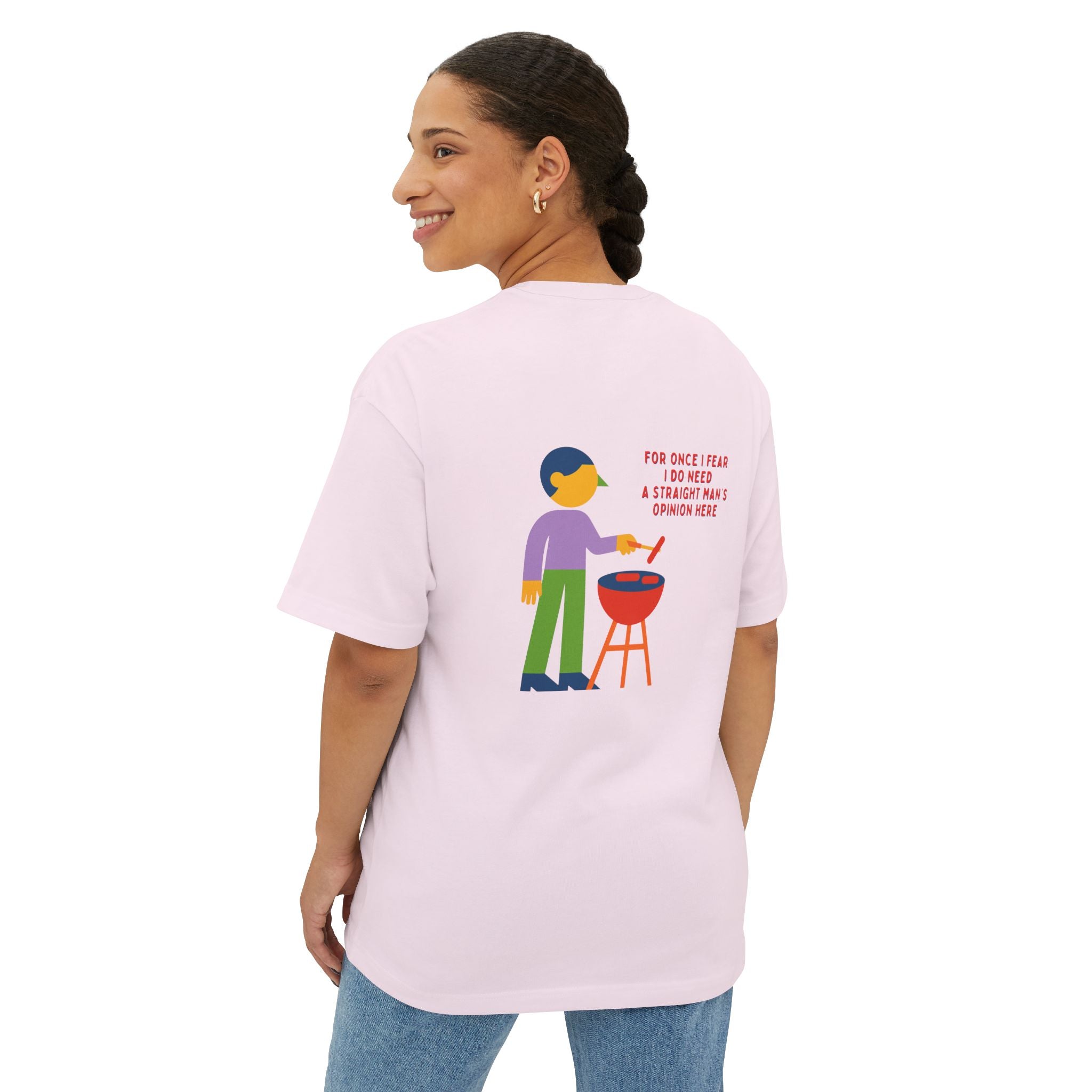 Uh-Oh Oversize Unisex Graphic Tee